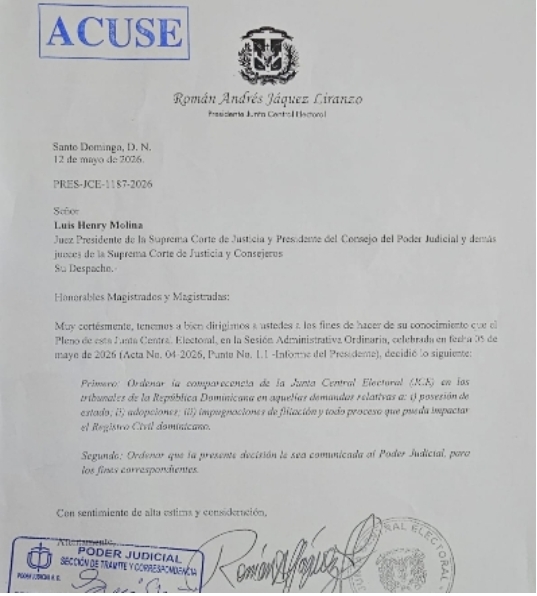 JCE acudirá a tribunales en defensa del Registro Civil