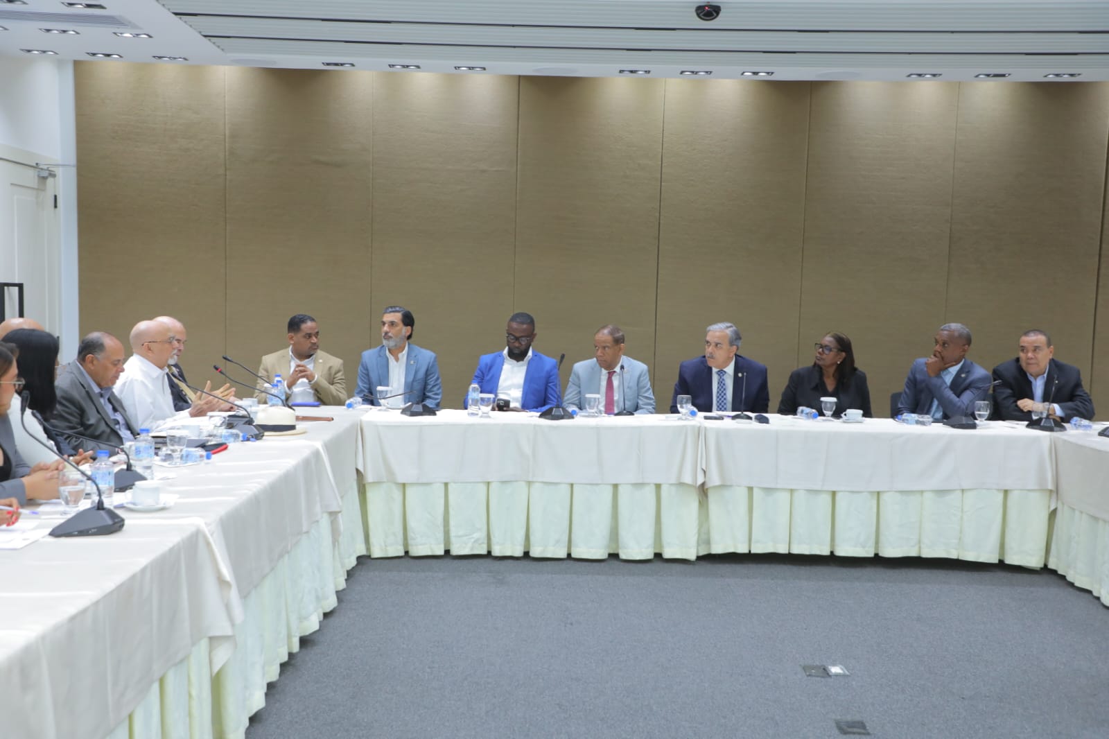 Diputados se reúnen con representantes de partidos políticos y de la JCE para analizar proyecto del voto electrónico