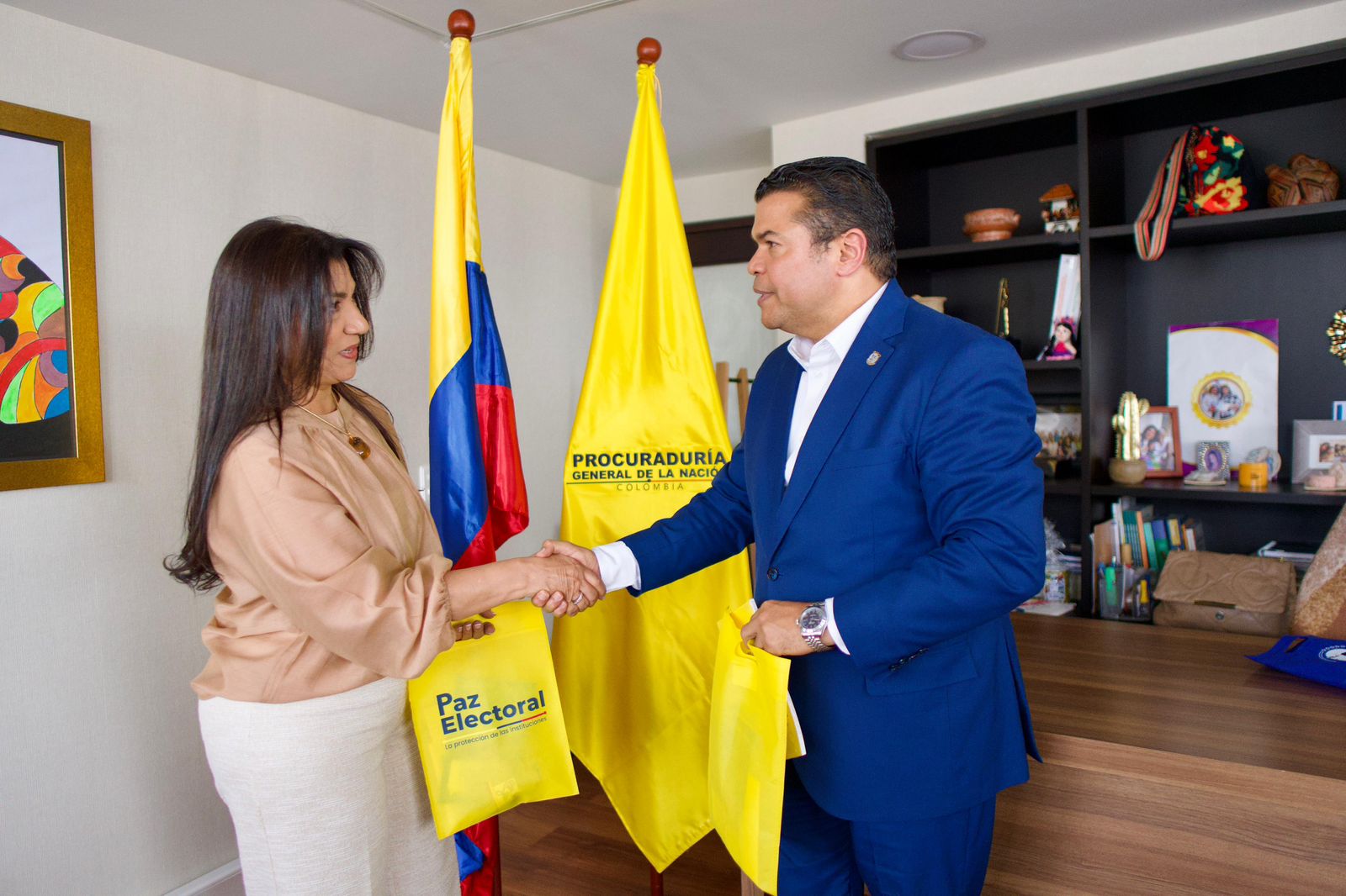 Tobías Crespo observa elecciones en Colombia