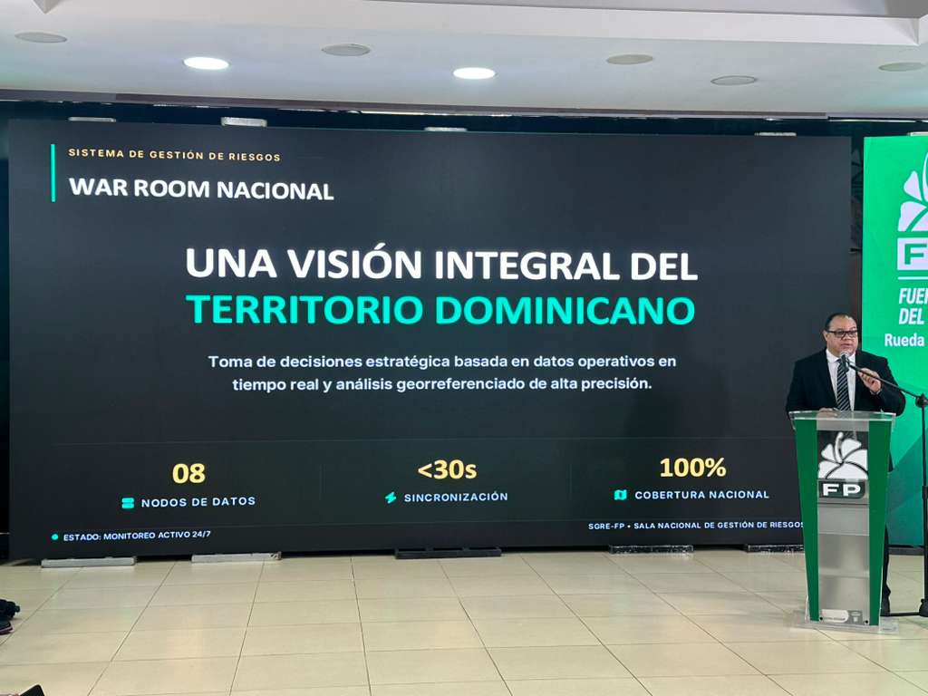 Fuerza del Pueblo presenta plataforma digital de protección civil y gestión de riesgos