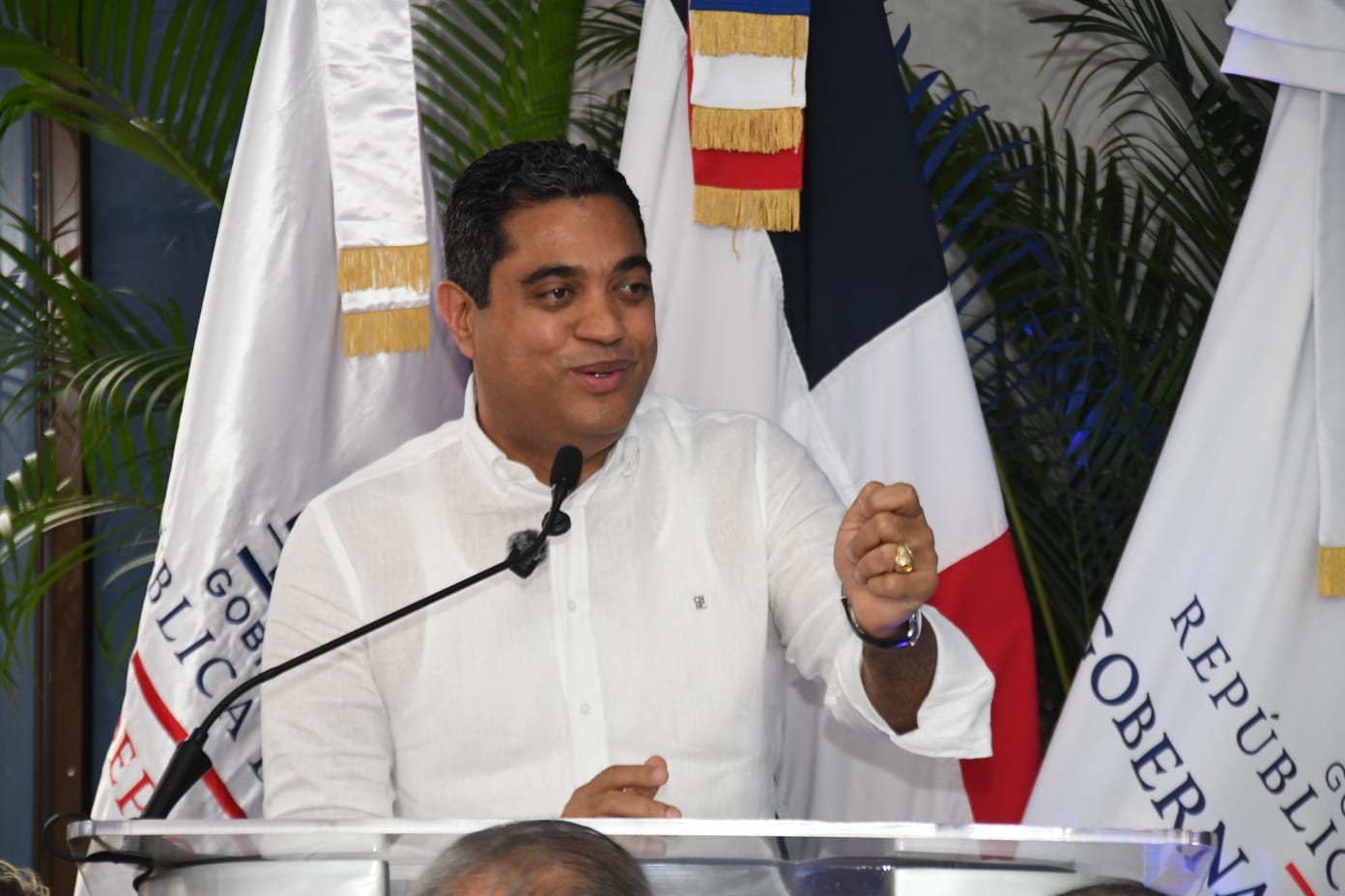 Ministros Kelvin Cruz y Andrés Bautista anuncian obras deportivas en Espaillat con una inversión de RD$415 millones