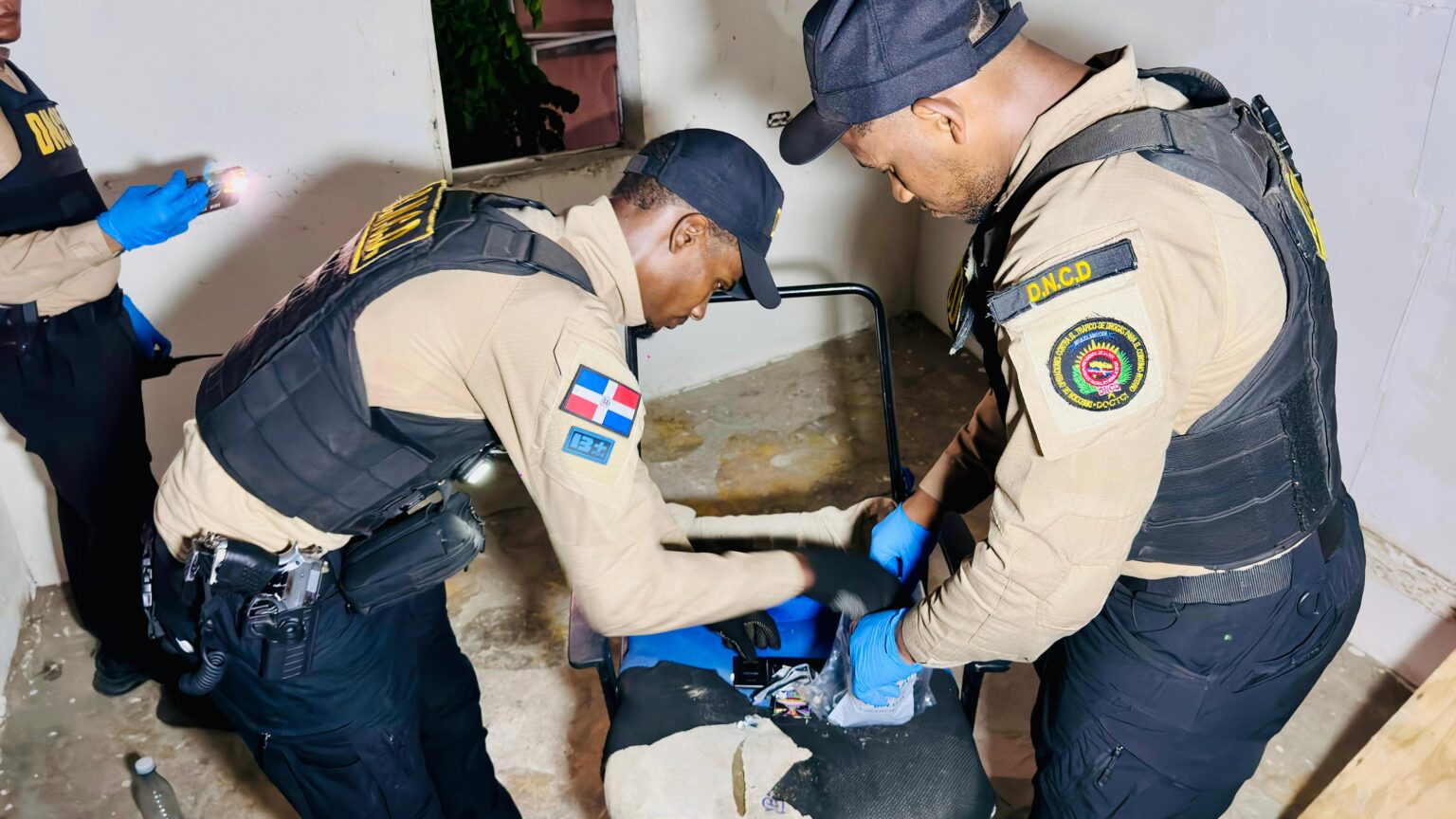 Nueve detenidos y miles de gramos de drogas incautados durante allanamientos en SDO