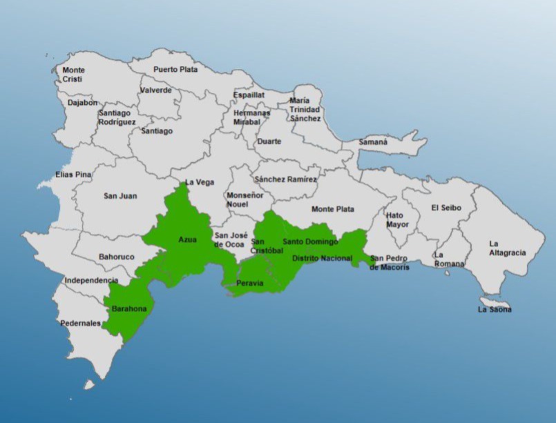 COE emite alerta verde para seis provincias y por lluvias