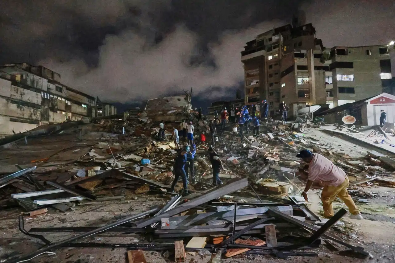 Devastador terremoto doble deja al menos 164 muertos y más de 970 heridos en Venezuela