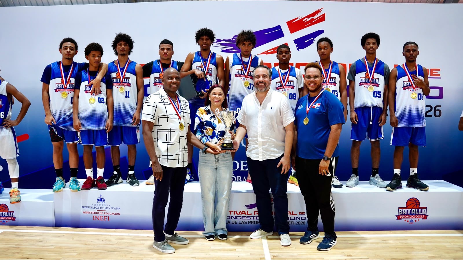 Centro Educativo Pedro Mir se corona campeón del Torneo Batalla de las Promociones INEFI 2026