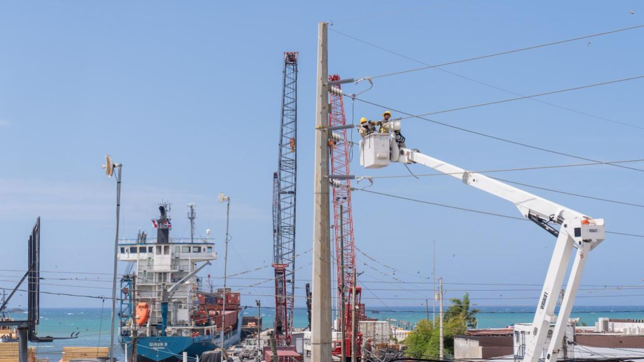 Continuarán este sábado los trabajos de reconducción de línea en Puerto Plata