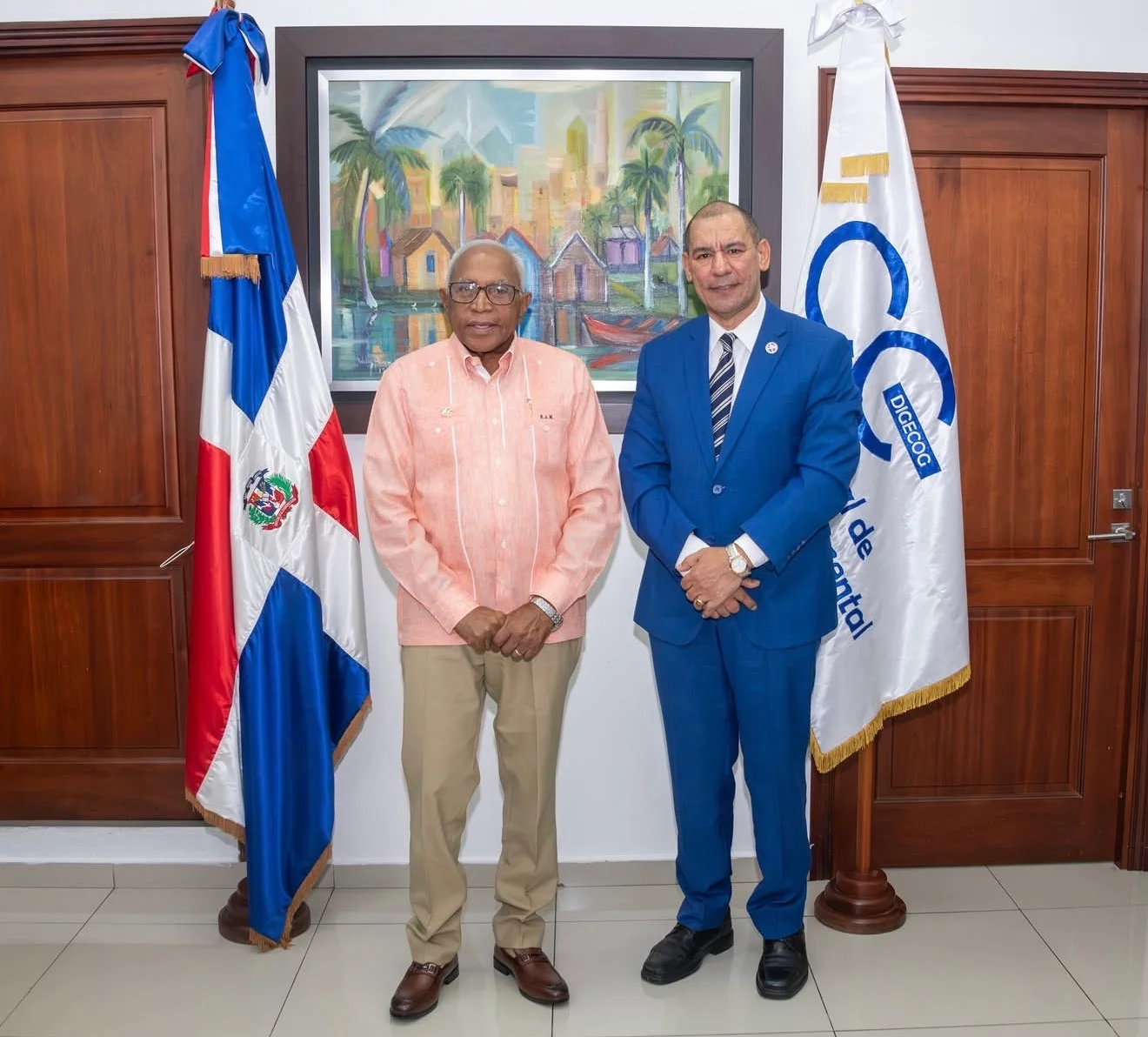 Director general recibe al nuevo presidente del Instituto de Contadores Públicos
