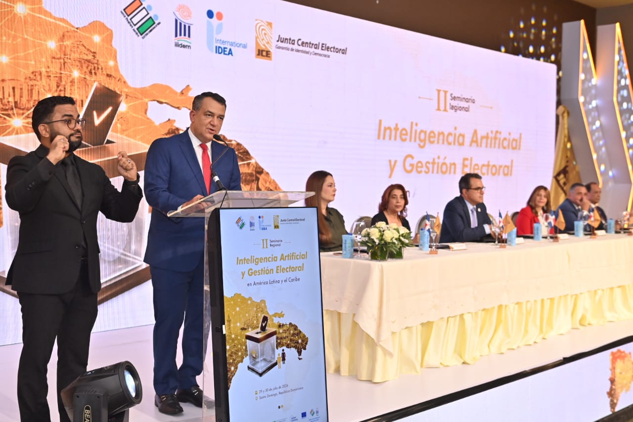 JCE e IDEA Internacional realizan “II Seminario Regional Inteligencia Artificial y Gestión Electoral en América Latina y el Caribe”