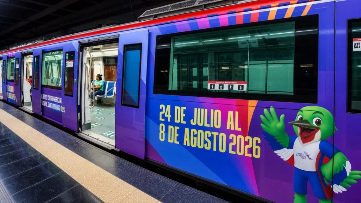 Durante Juegos Centroamericanos Metro será gratuito para atletas, voluntarios y personal acreditado