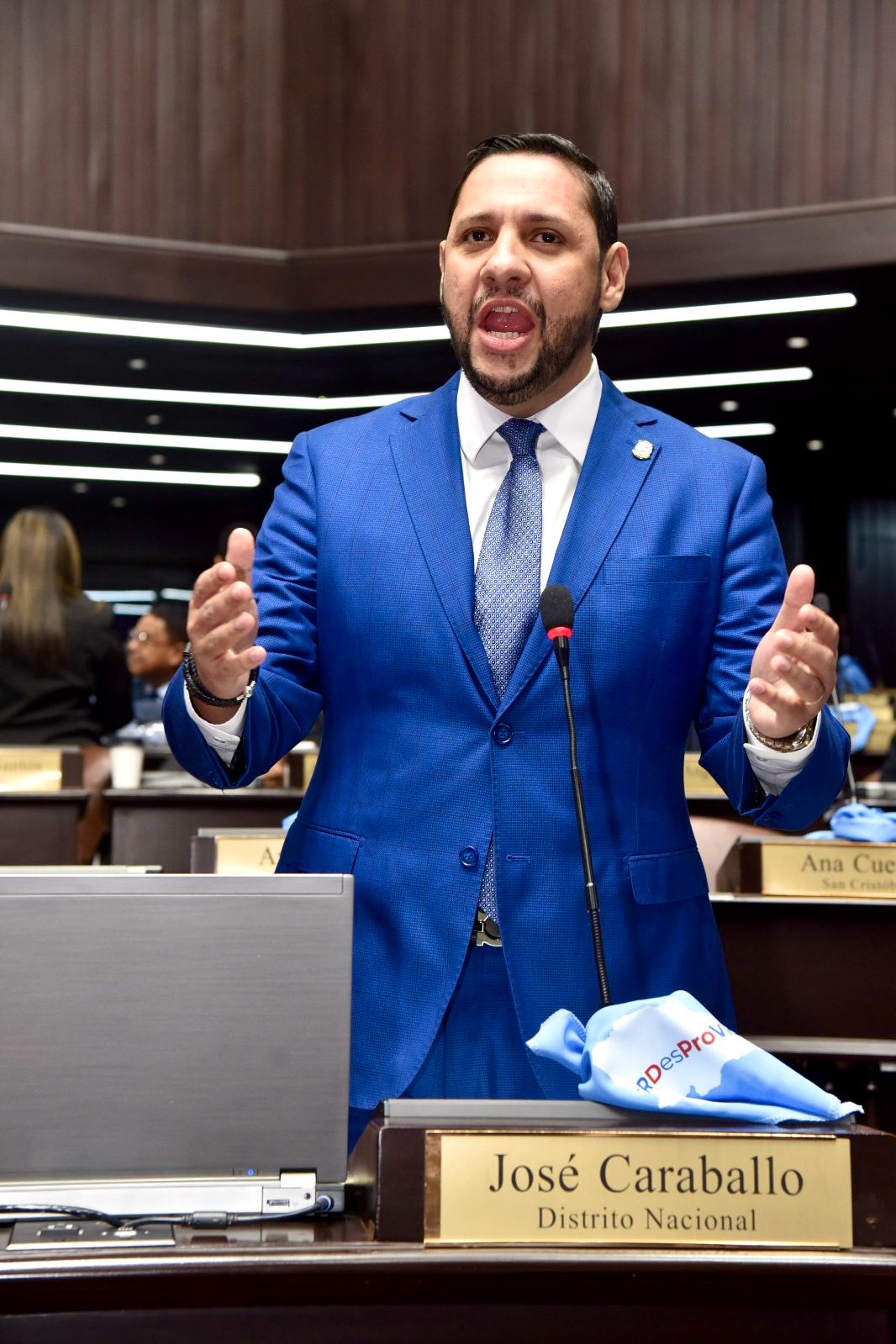 José Caraballo es elegido vicevocero del bloque de diputados del PRM