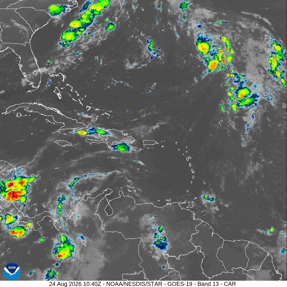 Indomet: Vaguada y onda tropical favorecerán aguaceros, tronadas y ráfagas de viento en varias localidades del país
