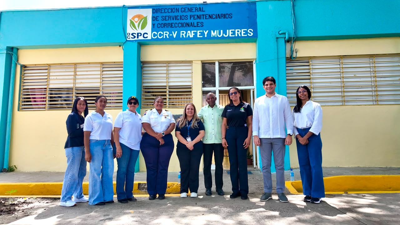 Ministerio de Justicia hace levantamiento en los centros penitenciarios Rafey Mujeres, en Santiago, y Centro Integral para Adolescentes, en La Vega