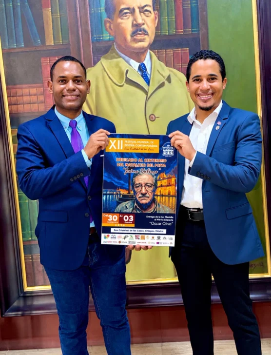 Poetas dominicanos llevan su voz a festival mundial de poesía en México