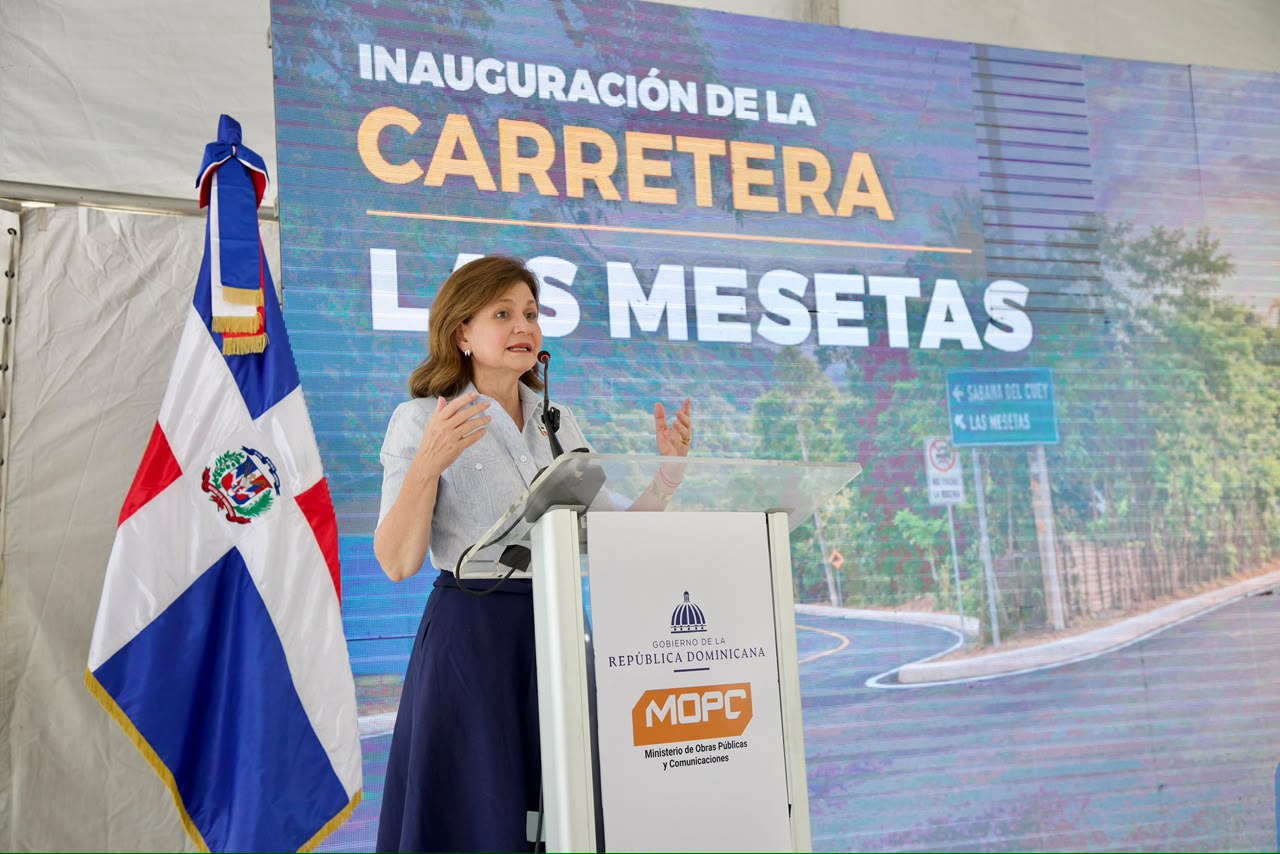 Vicepresidenta Raquel Peña inaugura carretera Las Mesetas, obra esperada por décadas que transforma la movilidad e impulsa el desarrollo de El Seibo