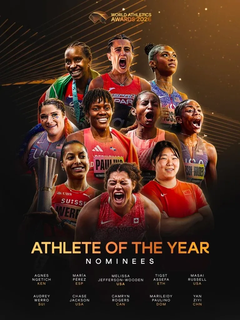 Marileidy Paulino es nominada a Atleta del Año en los World Athletics Awards 2026
