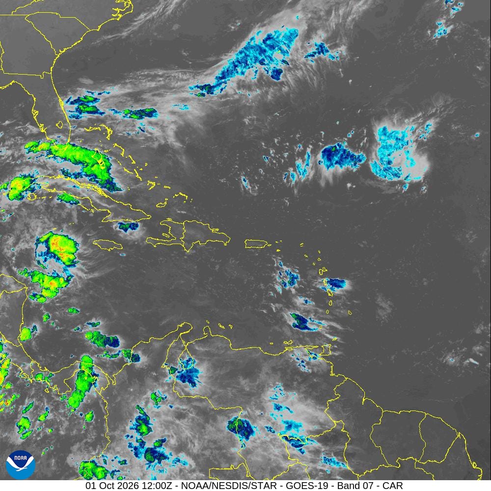 Indomet prevé una mañana soleada y aguaceros en la tarde de este jueves
