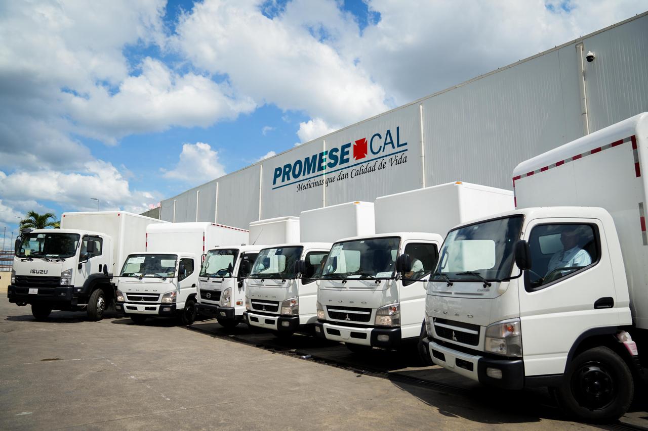 PROMESE/CAL incorpora diez camiones para mejorar distribución de medicamentos